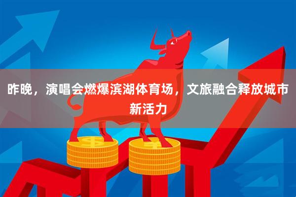 昨晚，演唱会燃爆滨湖体育场，文旅融合释放城市新活力